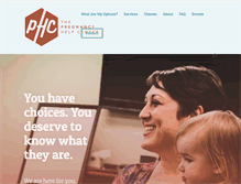 Tablet Screenshot of pregnancyhelpcenter.org